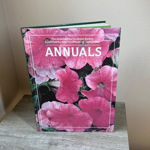 Vintage Hardcover ILLUSTRATED ENCYCLOPEDIA OF GARDENING
ANNUALS Gardening  Book